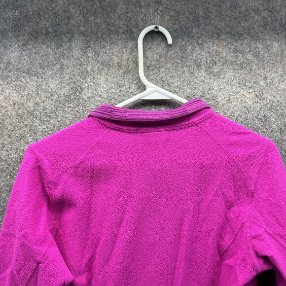 The North Face Sweater Womens Medium Pink Fleece Quarter Zip Pullover Outdoor - Picture 9 of 13